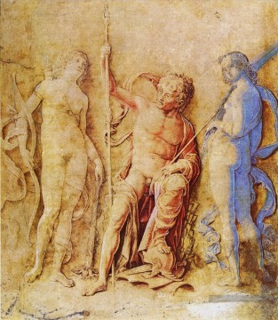  nus Tableaux - Mars et Venus Renaissance peintre Andrea Mantegna
